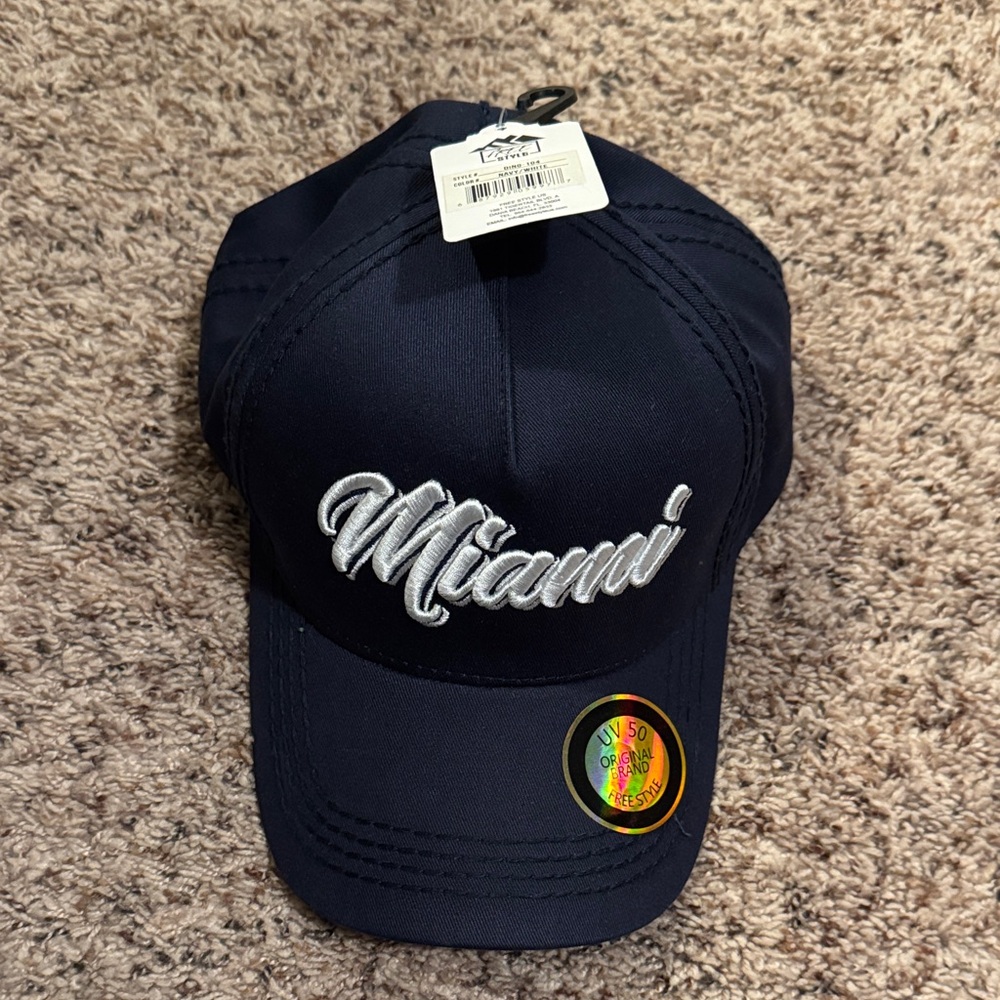 Navy Miami Cap